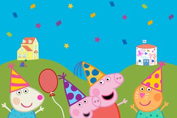 Peppa Pig Surprise Party Banner 2025