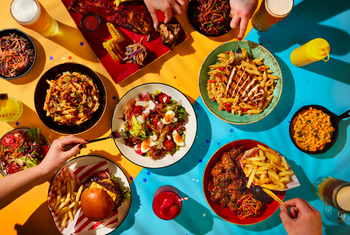 TGI Fridays Food Banner