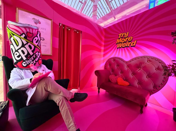 Dr Pepper's Lurve Doctor at Metrocentre