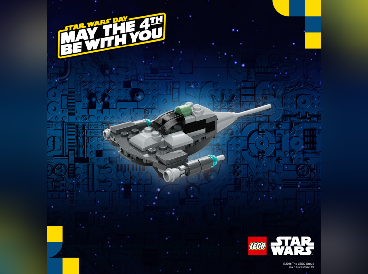 Build a LEGO® Star Wars™ N-1 Starfighter™ and take it home with you!