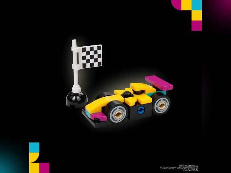 Build a LEGO® F1 ACADEMY™ Mini build and take it home with you!