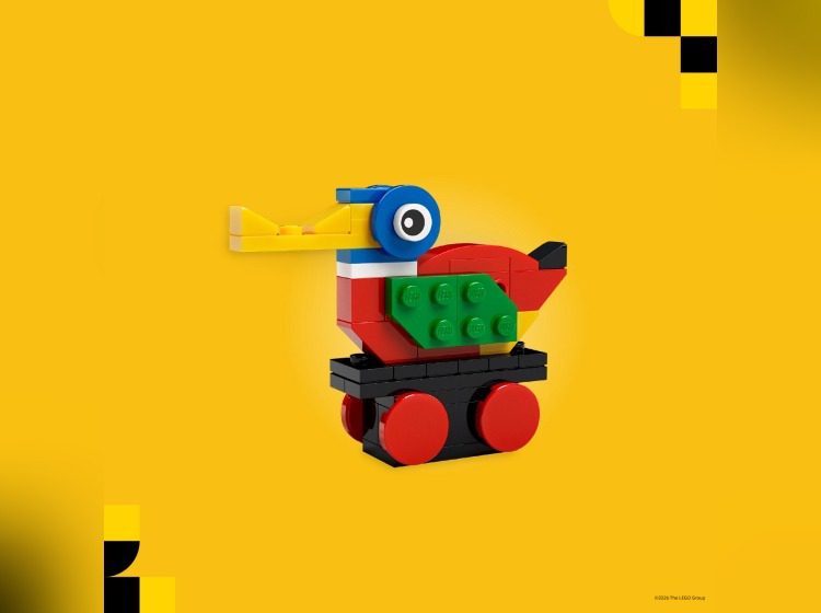 Build a LEGO® Duck and take it home with you!