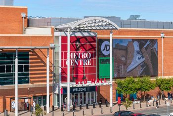 Metrocentre Red Entrance Banner 1