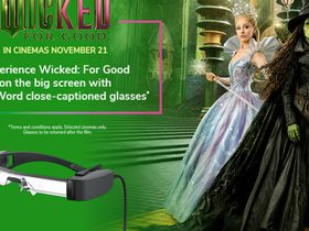 Closed Caption glasses at Odeon 2