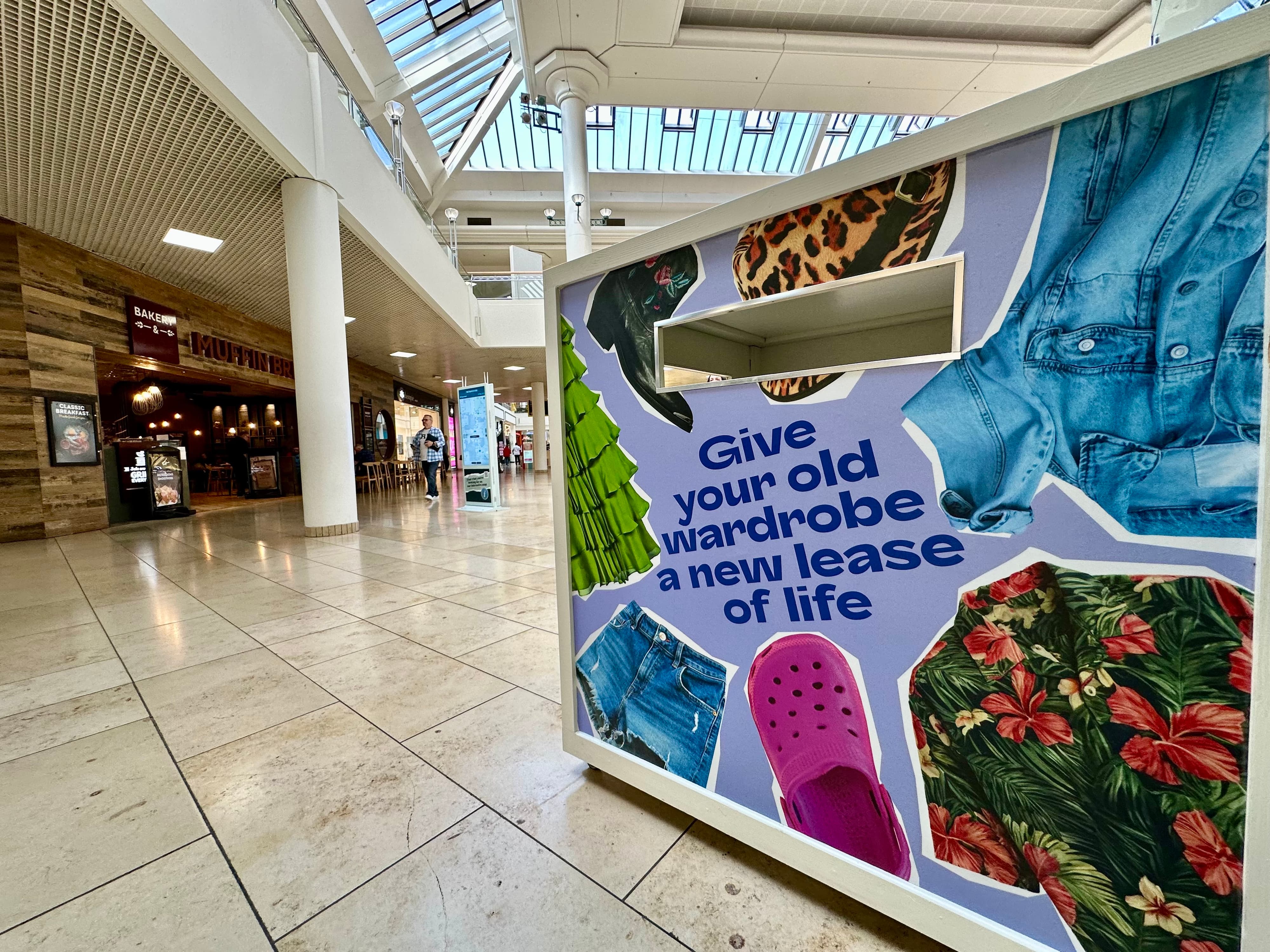 Donate pre-loved clothes at Metrocentre