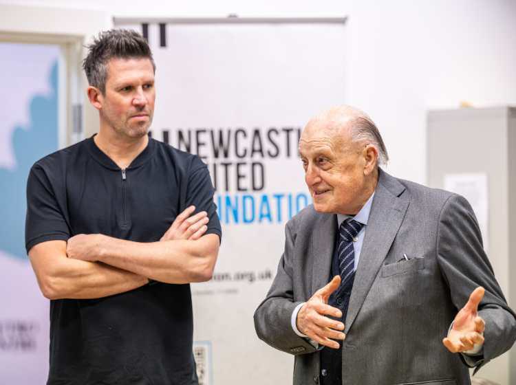 Newcastle United Foundation Careers Hub opened in Metrocentre by legendary North East businessman Sir John Hall